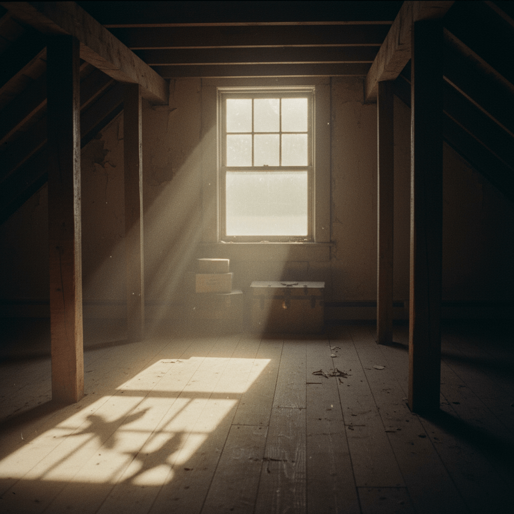 Dachboden Inspektion auf Tierbefall