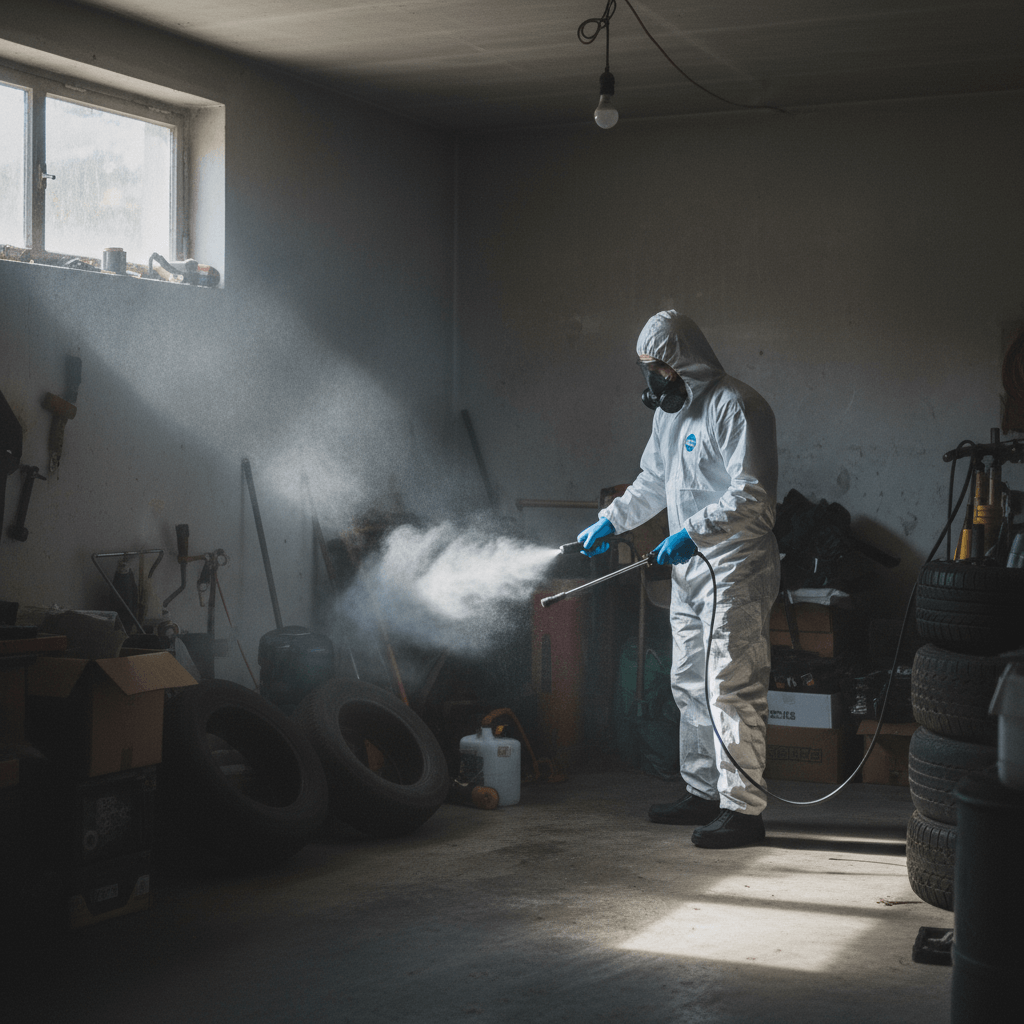 Gründliche Desinfektion nach Befall